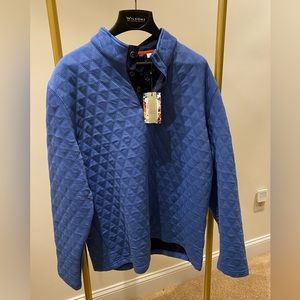 Robert Graham quilted pullover NWT